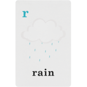 April Showers – Rain Spring Card 