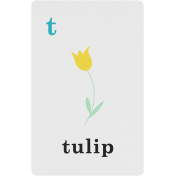 April Showers – Tulip Spring Card 