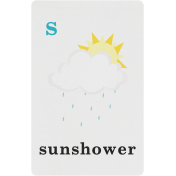 April Showers – Sunshower Spring Card 