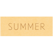 Summer's End- Summer Word Art