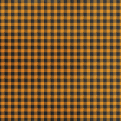 In The Moonlight – Orange Plaid Paper