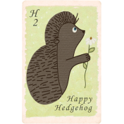 Fall Into Autumn- Hedgehog Card
