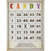 Candy Bingo Card