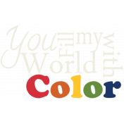 Love Notes- Color Word Art