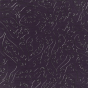 Fall Into Autumn- Purple Metal Leaves Paper