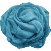 The Nutcracker- Blue Fabric Flower