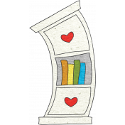 Look, A Book!- Doodle Bookcase