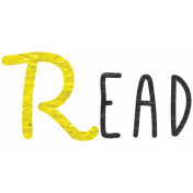 Look, A Book!- Read Word Art