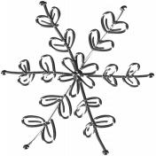 Winter Arabesque- Snowflake Doodle 2