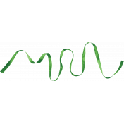 Strawberry Fields- Green Curly Ribbon