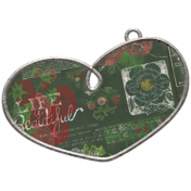 Strawberry Fields- Heart Doodle Charm 06