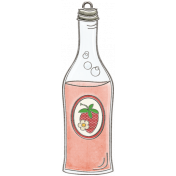 Strawberry Fields- Strawberry Soda Doodle Charm