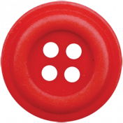 Let's Get Festive- Red 4-Hole Button