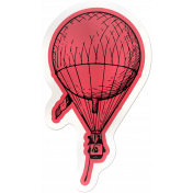 Heart Day Balloon Sticker