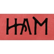 Ham Word Strip