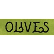 Olives Word Strip