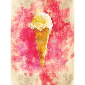 Good Life: June- 3x4 card- ice cream