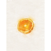 Orange Half 3x4 Card
