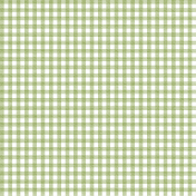 Spring Fresh Gingham Paper 02- Spring Green