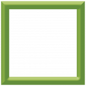 Spring Fresh Square Frame 04- Green