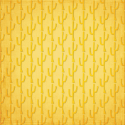 Mexican Spice Cactus Embossed Paper 05- Yellow