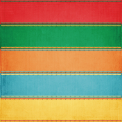 Mexican Spice Stitched Stripes Paper