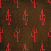 Mexican Spice Cactus Patterned Paper 01