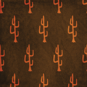 Mexican Spice Cactus Patterned Paper 03