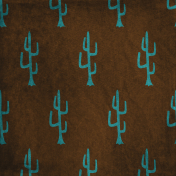 Mexican Spice Cactus Patterned Paper 04