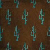 Mexican Spice Cactus Patterned Paper 04