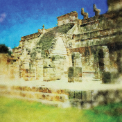 Mexican Spice Photo Paper- Watercolour- 05 Chichen Itza 03