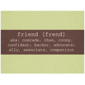 Friendship Day- Journal Card 2