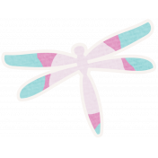 Waiting to Bloom- Dragonfly Sticker