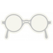 Work From Home- Glasses Sticker