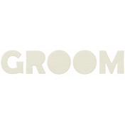 Shabby Wedding- Wooden Groom