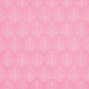 Shabby Wedding- Pink Damask Paper
