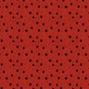 Snowflake Paper Black & Red