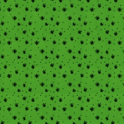 Snowflake Paper Black & Green
