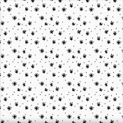 Snowflake Paper White & Black