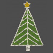 Christmas Chalkboard Decal Tree With Star