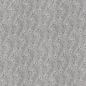 Grayscale Small Paisley Chipboard Paper