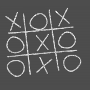 Kids Ahead- Chalk Tic Tac Toe Element