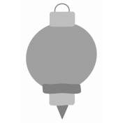 Christmas Ornament Element Template 1