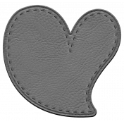 Stitched Leather Heart Template 3