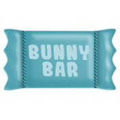 Easter- Blue Bunny Candy Bar Element