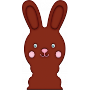 Easter- Chocolate Bunny Element