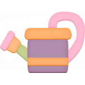 Easter- Spring Watering Can Element