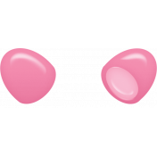 Easter- Plastic Egg Element Pink