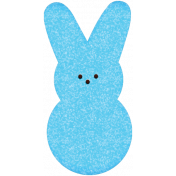 Easter- Blue Peep Bunny