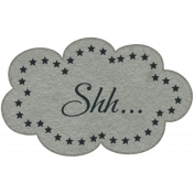 Sleepy Time- Shh Word Label